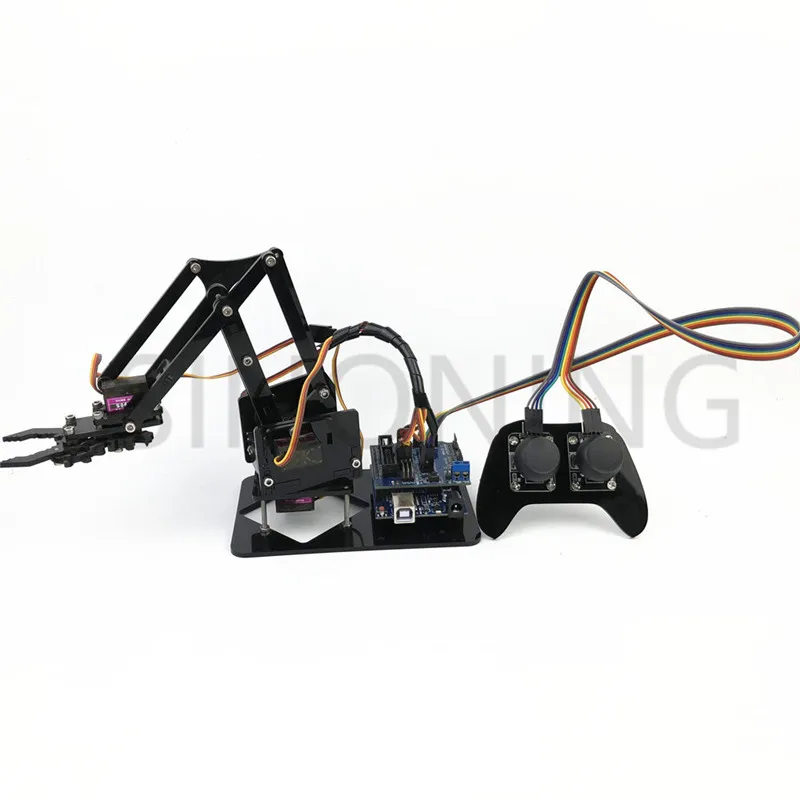 4DOF манипулятор arduino Роботизированный пульт дистанционного управления ps2 mg90s