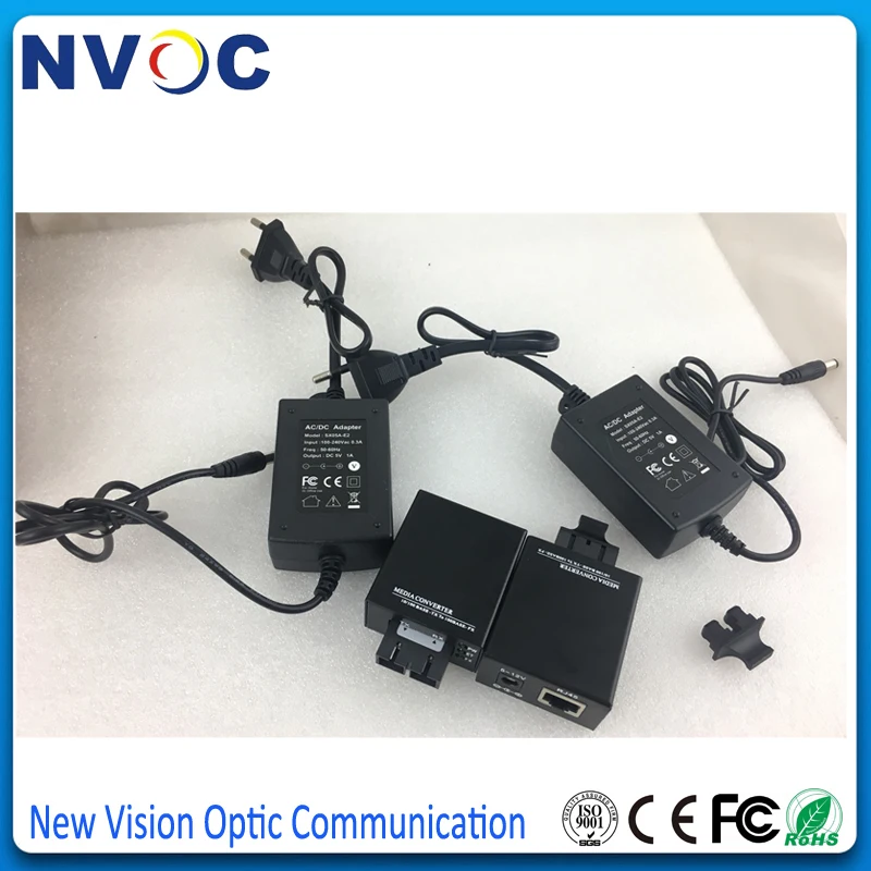 10/100 м 850нм 550 многорежимный двойное волокно 1RJ45 SC внешний источник питания евро