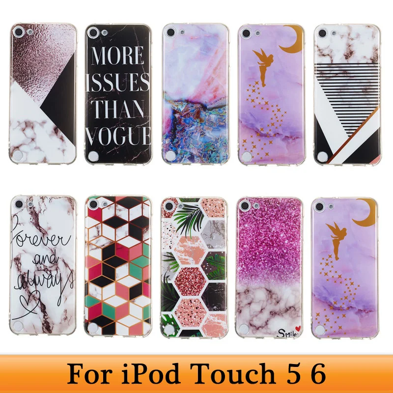 For Ipod Touch 5 6 6th Generation Soft Tpu Marble Stone Painted Cover For Touch5 Touch6 Coque Ipod 5 Case Ipod Touch 6 Case Capa Phone Case Covers Aliexpress