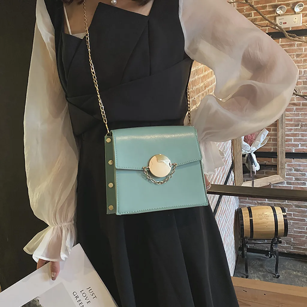 

MUQGEW Women Wild Messenger Bag Fashion One-Shoulder Small Square Bag For Teens Girls Leisure Korean Style #0510