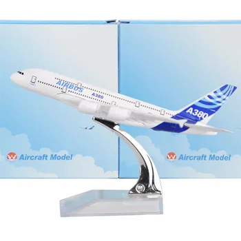

The Airbus A380, 16cm, Metal Airplane Models Child Birthday Gift Models Free Shipping