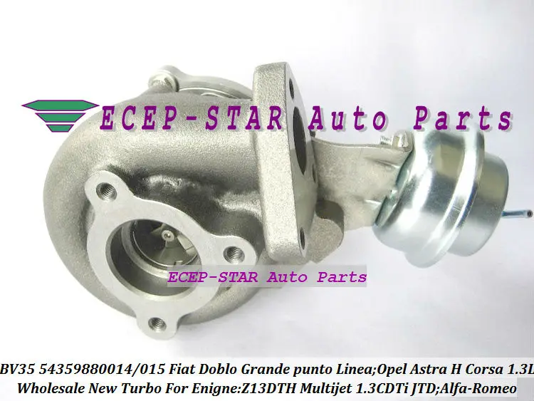 Turbo BV35 54359880014 54359880015 For Alfa-Romeo For Fiat Doblo Grande punto Linea For Opel Astra H Corsa Z13DTH Multijet 1.3L (1)