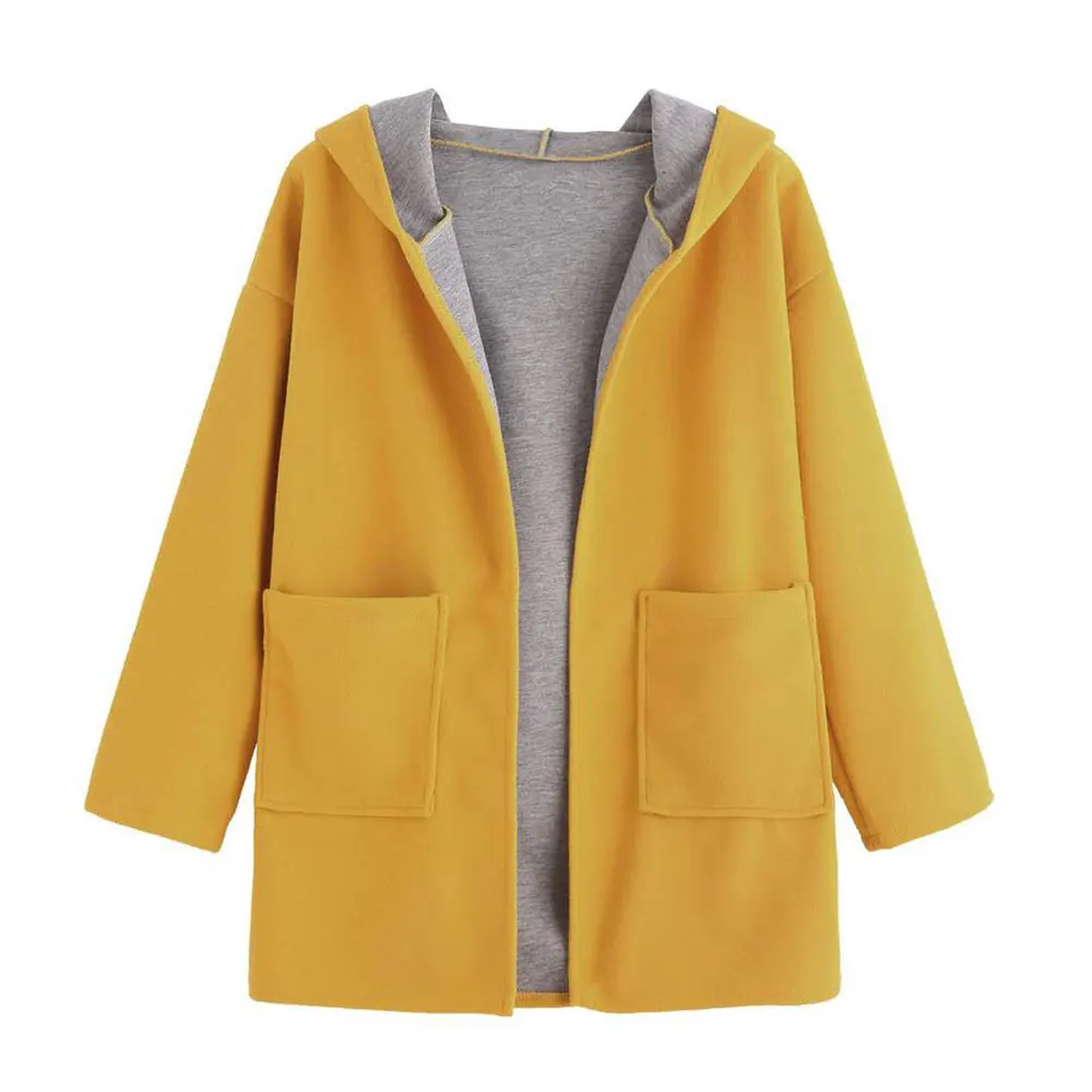 2016 Autumn Winter Female Trench Coat Fashion Dust Pocket