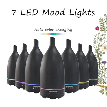 

VVPEC 100ml Ceramic Air Humidifier Essential Oils For Aromatherapy Diffusersr Cool Mist Maker for Room Home Office