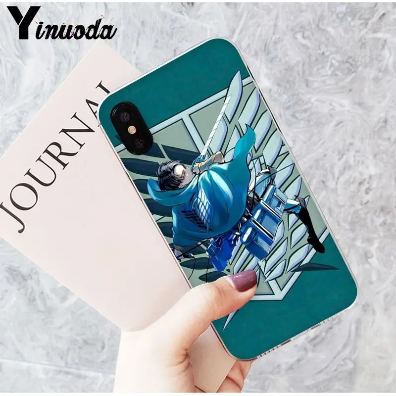 Красивый чехол Yinuoda с рисунком из аниме японский атака на Титанов аксессуары для
