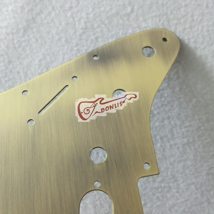 Donlis бронзовая алюминиевая ST гитара накладка щит SSS металлическая гитара скребок 11 Монтажная гитара отверстия Аксессуары для гитары ra
