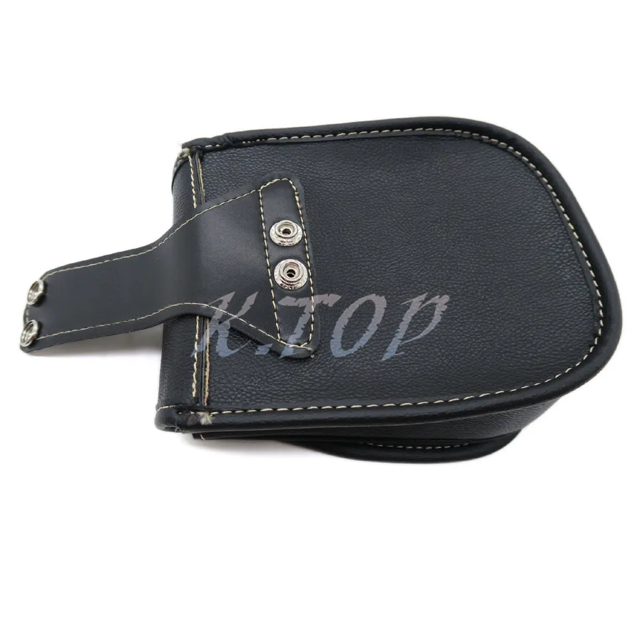 Черный PU кожаный ремень пламени сумка для инструментов поясная кобура кошелек сумка боковая сумка для хранения седельная сумка карман для Harley Honda Kawasaki