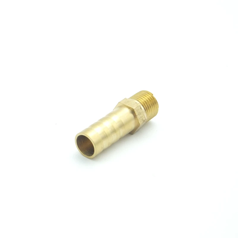 8mm OD Hose Barb x M10x1.5 Metric Male Thread Brass Barbed Pipe Fitting Coupler Connector