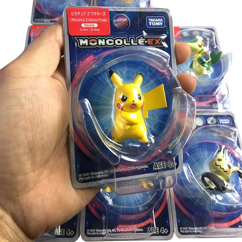 Takara Tomy Pokemon Moncolle-EX Sun Moon 4 см Коллекция игрушек фигурки различных персонажей Новинка