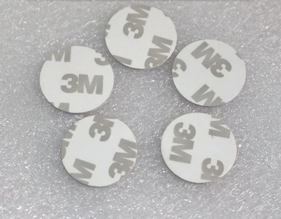 

(100PCS/LOT) TK4100(EM4100) RFID 125khz 3M Stickers Coins 25mm Smart Tags Read-only Access Control Cards