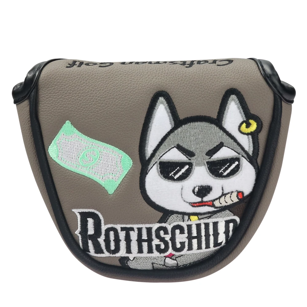 

Husky Craftsman Golf Putter Cover Magnetic Mallet HeadCover Cover Half Mallet Headcover Mini Putter Cover Free Shipping