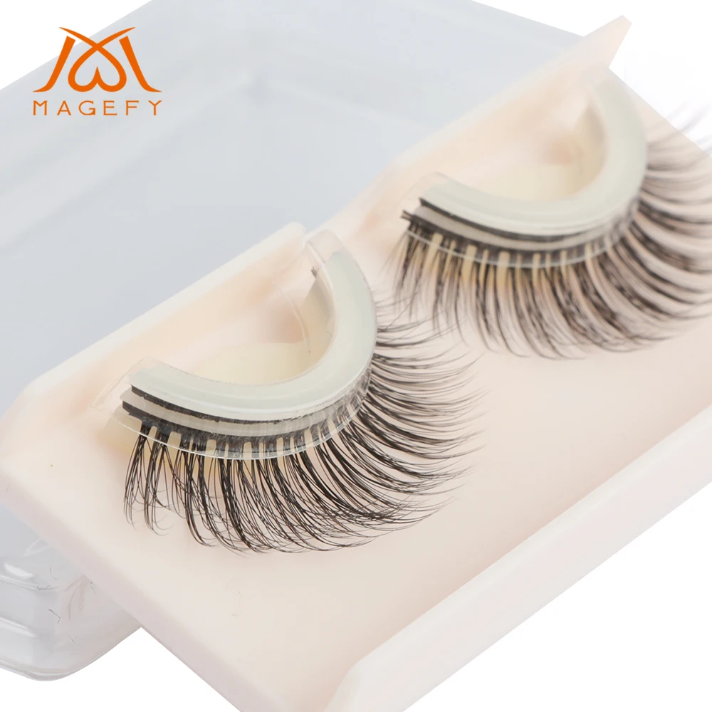 Buy 1 Pair Self adhesive Mink Hair False Eyelashes