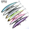 AOCLU Jerkbait wobblers 6 Colors 11.5cm 16.5g Hard Bait Minnow Fishing lures with Magnet for long distance casting VMC hooks ► Photo 2/6