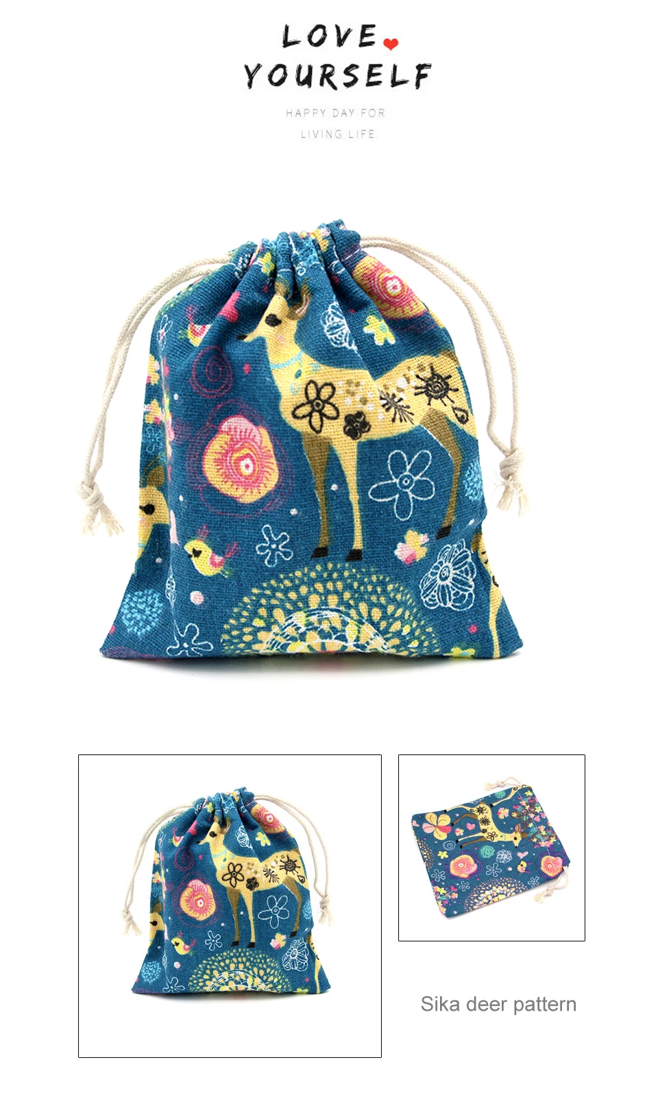 Drawstring Bags For DIY Cotton Pouch Packaging Burlap Bag Jewelry Pouches Supplies For Amber Cloth bags Jewelry Packaging (9)