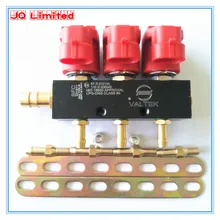 Высокоскоростная Бесшумная 3 ом Инжекторная рейка для LPG CNG, газовая система для автомобиля, 3 цилиндра, комплекты, общая Инжекторная рейка и аксессуары