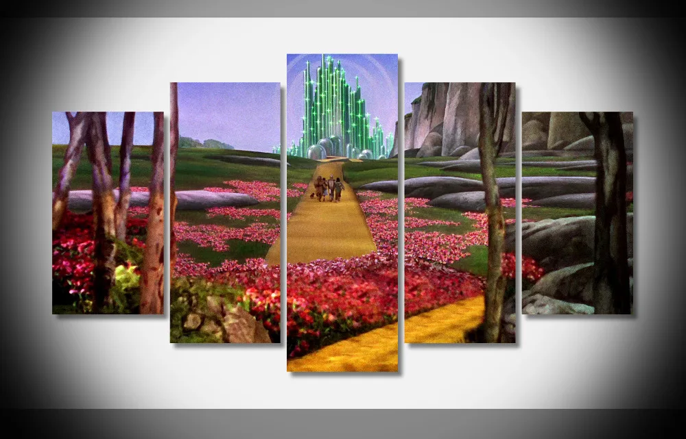 6846 Mago De Oz Wallpapersposter Enmarcado Galeria Wrap Art Print