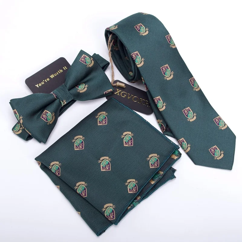 Комплект из 3 предметов, мужской галстук, галстук-бабочка, тонкий галстук, высокое качество, тонкий узкий мужской галстук, платье, платок, карман, квадратный костюм, набор - Цвет: D16