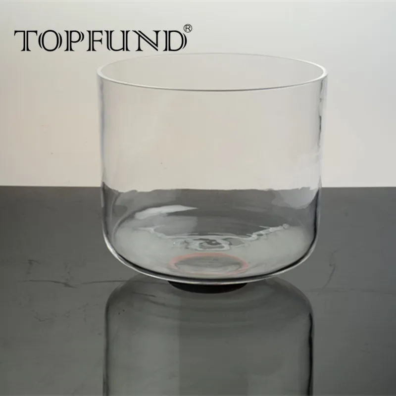 

TOPFUND D# Note Clear Quartz Crystal Singing Bowl 8" ,O ring and Mallet included,For Meditation yoga practice