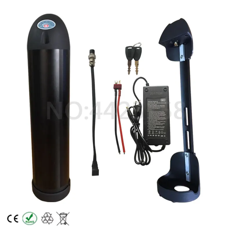 Best US EU Free Tax Electric Bike Battery 36V 15AH Water bottle 18650 li ion Battery 36V 500W E-Bike Kettle Battery with Charger+BMS 9