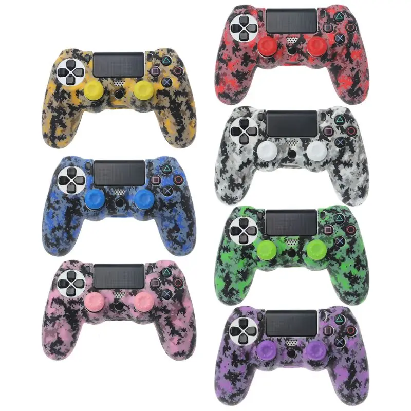 

Silicone Skin Analog Thumb Grip JoyStick Rocker Cap Anti-Slip for Sony PlayStation 4 PS4 Wireless Controller Protective Cover