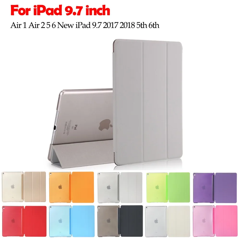 

Ultra Slim Auto Sleep Cover Cover Case for Apple iPad Air 1 2 5 6 New iPad 9.7 2017 2018 5th 6th Fold Stand PU Leather