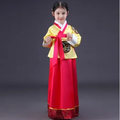 Yukata Haori, детское традиционное корейское платье, костюм ханбок для девочек, Корейская одежда для народных танцев