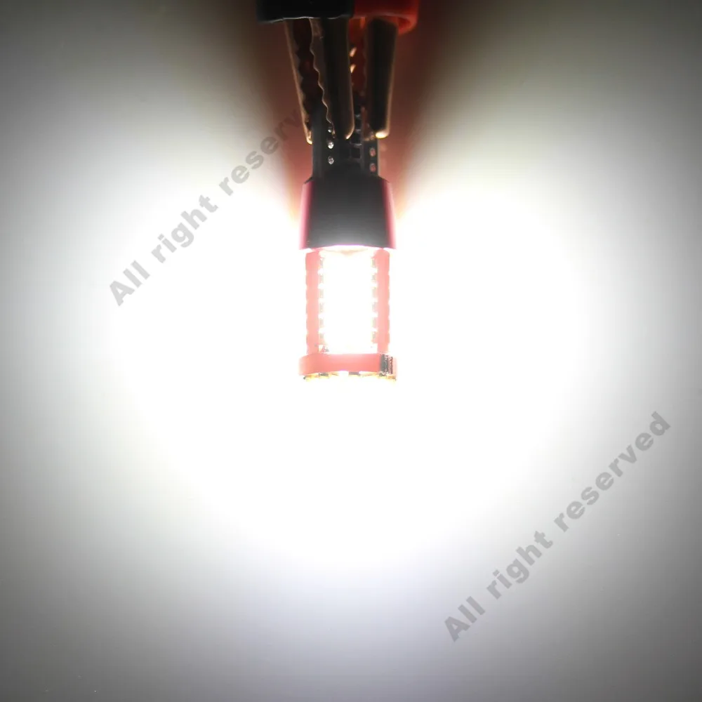 10 шт. T10 Led Canbus W5W 194 3014 57SMD белые Автомобильные светодиодные лампы для чтения