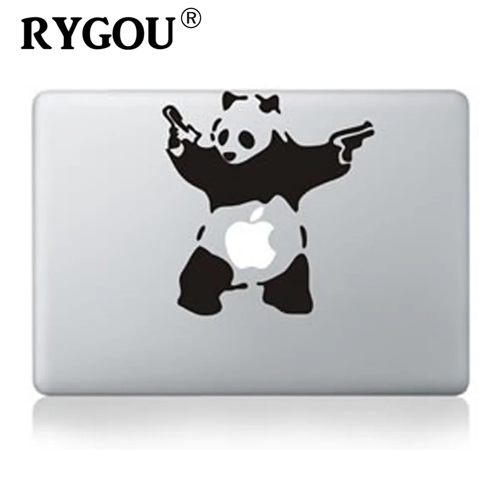 

RYGOU Laptop Sticker Kung ku Panda DIY Vinyl Decal Sticker for New Macbook 13" Sticker For Macbook Air Pro Retina 13 Laptop Skin