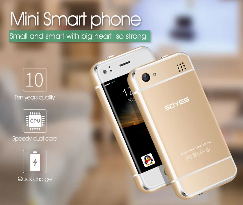 bilder für Heißer Verkauf Mini Android Smartphone FORME SOYES 6 S MTK6571 Dual Core 1 GB + 8 GB 2.0MP Verdoppeln SIM High-definition-bildschirm Zelle telefon bilder für Heißer Verkauf Mini Android Smartphone FORME SOYES 6 S MTK6571 Dual Core 1 GB + 8 GB 2.0MP Verdoppeln SIM High-definition-bildschirm Zelle telefon