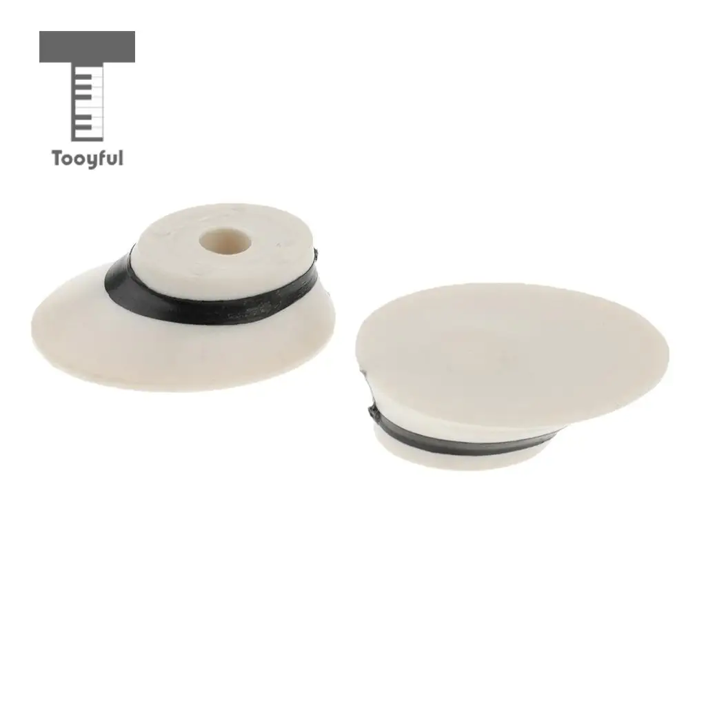 Tooyful Exquisite 2 Pieces Erhu Top Pole Heads DIY Chinese Erhus Accessory for Erhu-Player