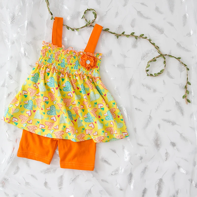 

kid's cloth Girl Thin Section Lovely Suit 0-1 One 2-3 Year girl Baby Western Style Pure Cotton Camisole 2 Paper Dress