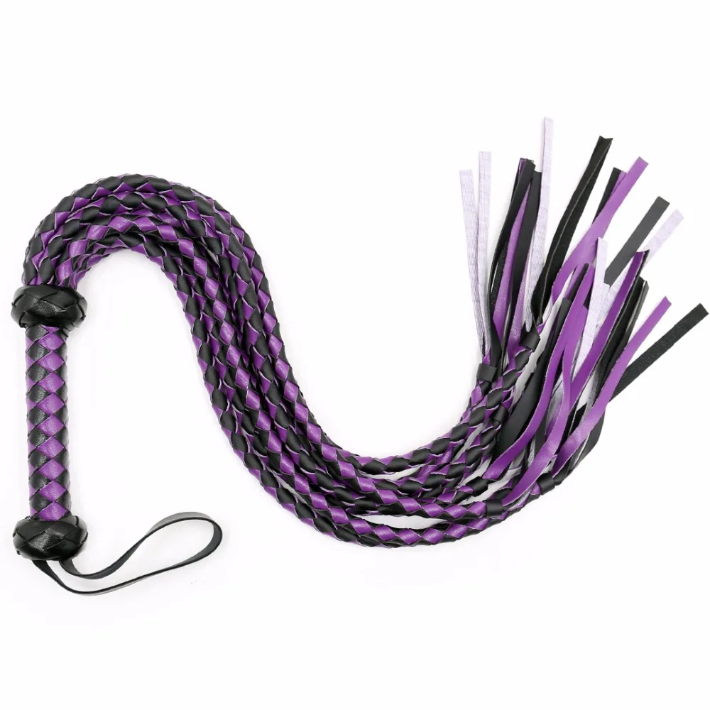 Плетеная кисточка для косплея 75 см|toys for couples|pu leather whipleather whip |
