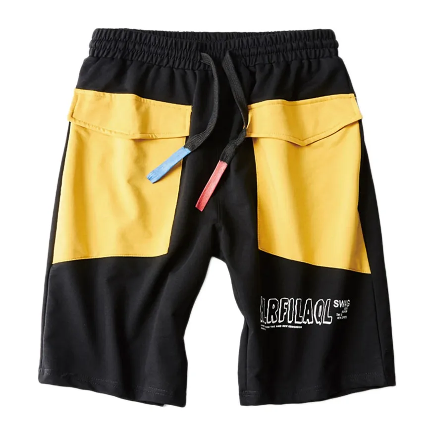 Мужские шорты летние повседневные Модные мужские повседневные брюки с карманами рабочие брюки пляжные Мешковатые повседневные шорты брюки#8