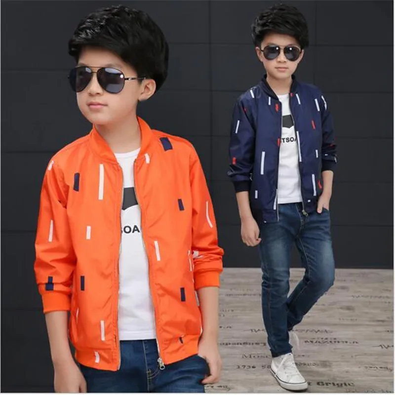 2018 Brand Boys Coat Jacket Autumn Spring Boy School Long Sleeve Casual
