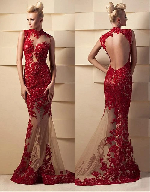 Sheer Prom Dresses