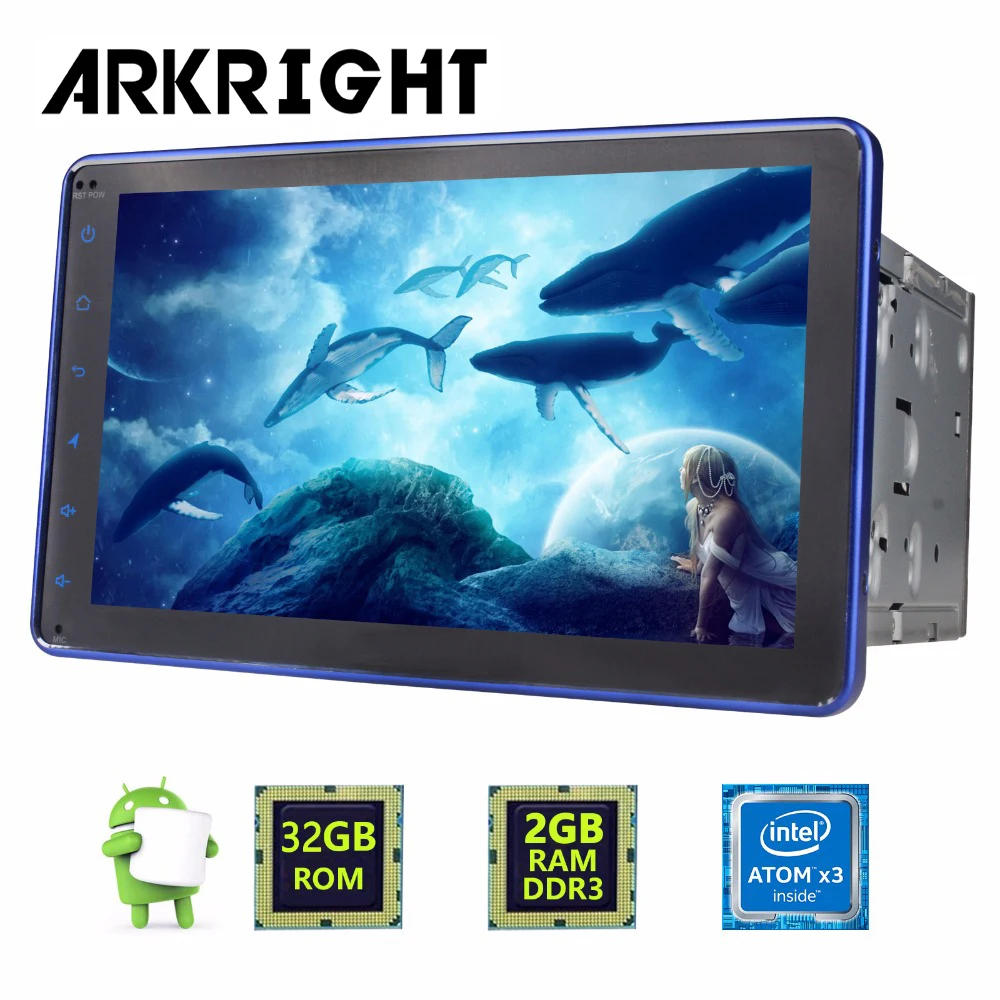 

ARKRIGHT 2 Din 8" Android Universal Car Radio/DVD Player/car receiver/system unit GPS navi Support OBD DVR DAB Multimedia Player
