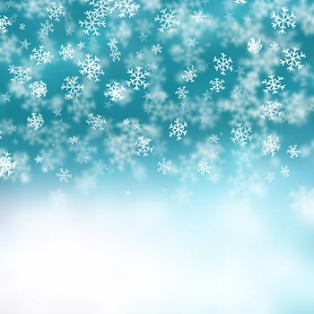 

Snowflake Blue Bokeh photography studio background Vinyl cloth Computer printed wall backdrops