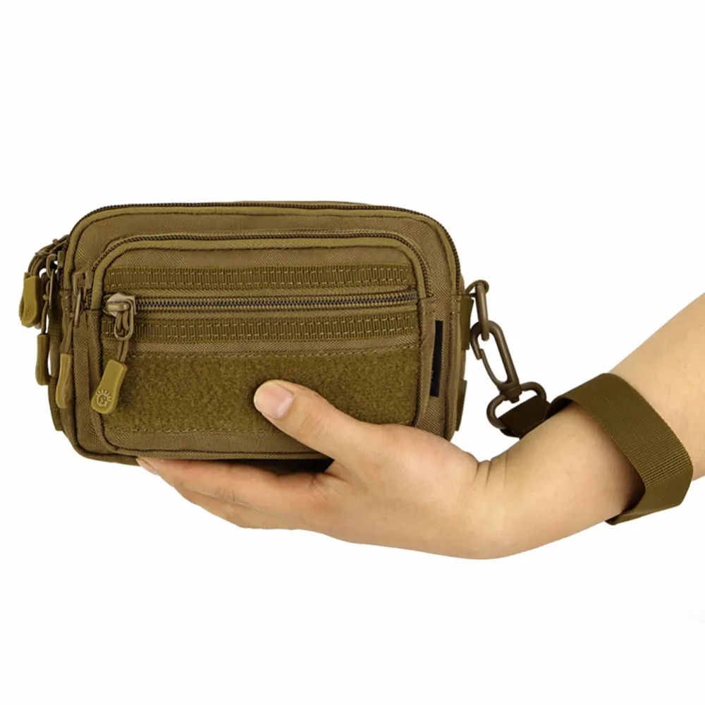 1Pcs Outdoor Hunting 1000D Nylon Multi-Function Tactics Waist Bag Camping Climbings Waist Bag Gear Military Waist Pack 2019