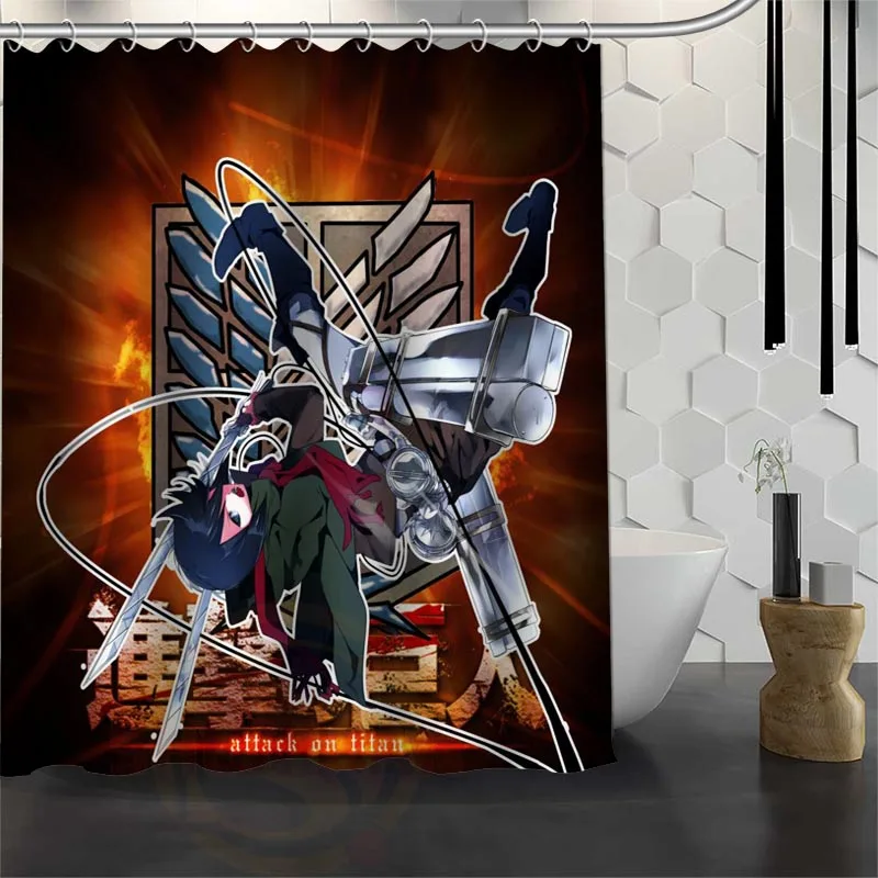 

Best Custom Waterproof Bathroom Naruto Shower Curtain Polyester Fabric Bathroom Curtain 165X180cm,180X200cm P#