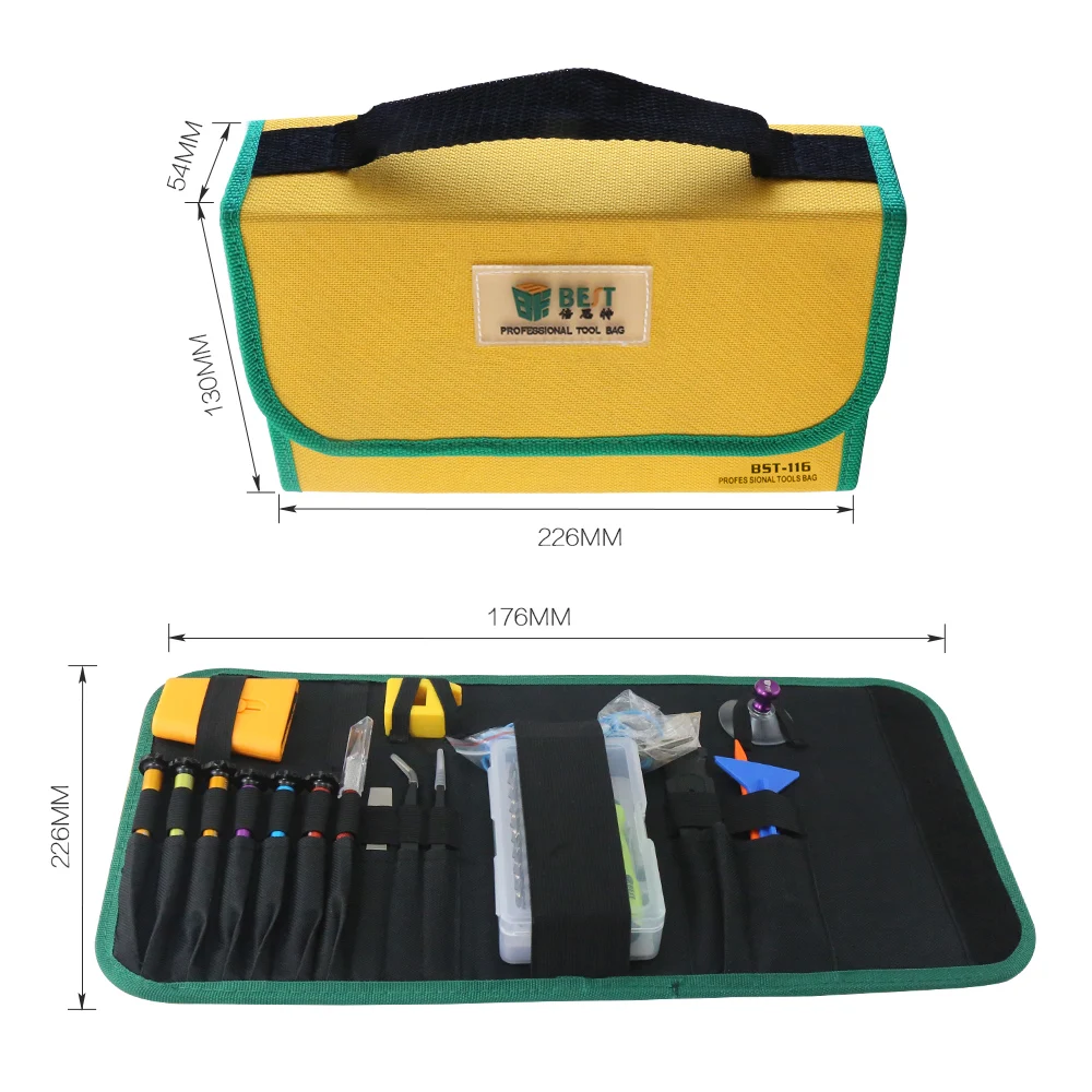 

BST-116 Tool Screwdriver Set Mobile Phone Repair Tools Kit Spudger Pry Opening for iPhone iPad Samsung Cell Phone Hand Tools Set