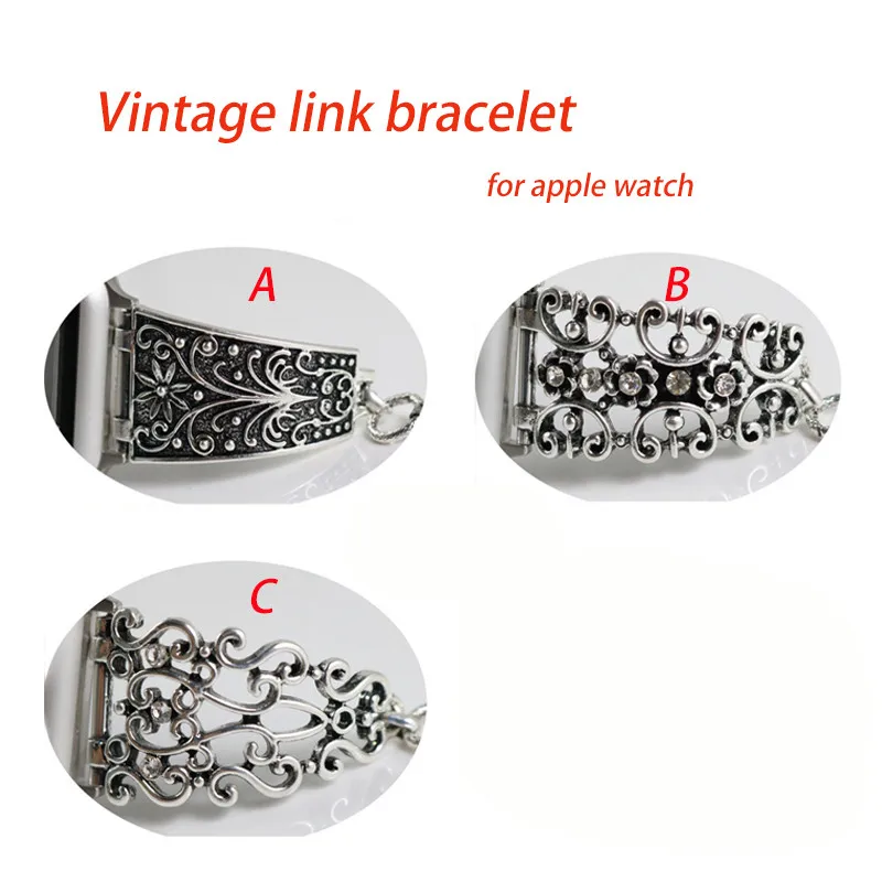 Vintage-Link-Bracelet-Strap-for-Apple-Watch-38-42mm-Metal-Carved-Replacement-Wrist-band-for-iwatch