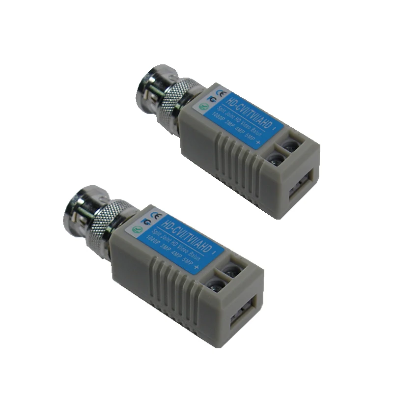 Anpwoo 100B 2 шт./лот пассивный трансивер видео разъем Balun UTP BNC Cat5 для камеры видеонаблюдения винт-тип Пассивный передатчик