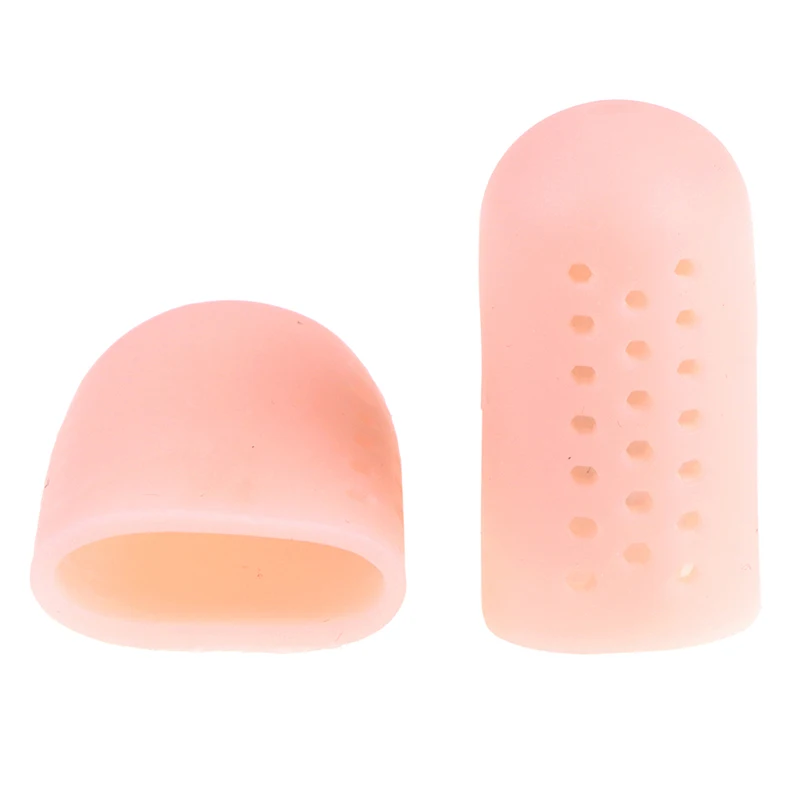 1Pair Gel Toe Cover Protector Cap for Corn Blisters Bunion Massager Pain Relief Toe Sleeve Finger Gel Tube Insoles