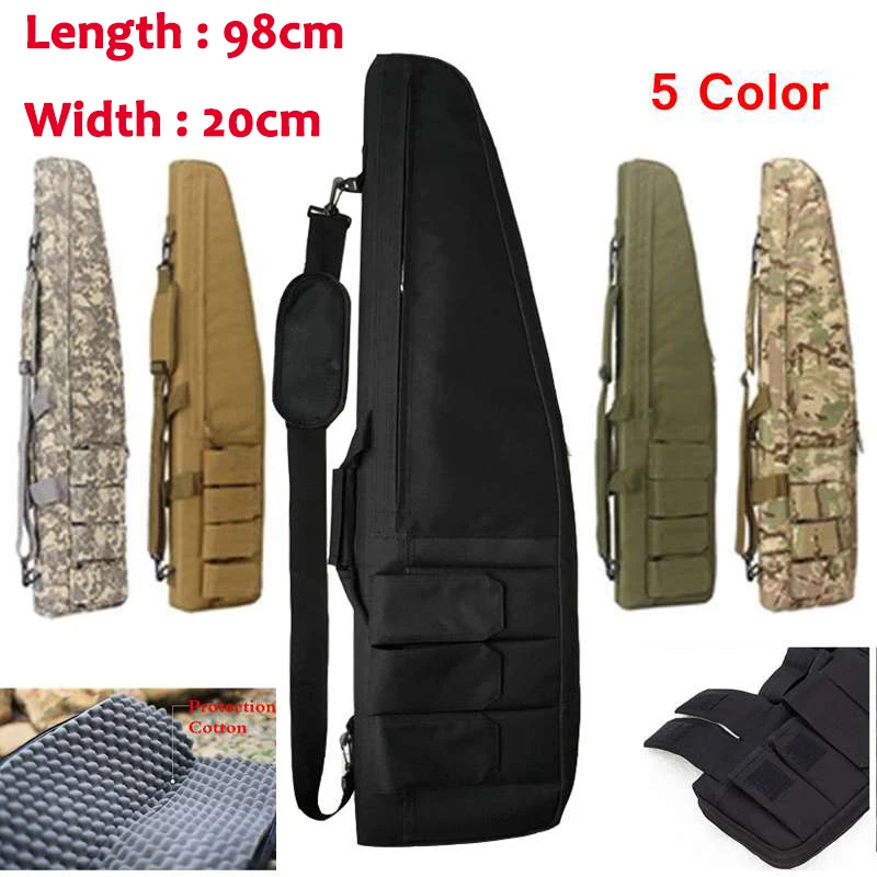 98cm 118cm Hunting Shot gun Bag Tactical Rifle Case Shot gun Backpack Gun Scabbard Outdoor Sports Carrying Shoulder Bag