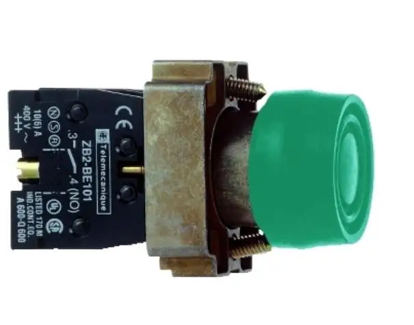

XB2BP hood button XB2BP31C XB2BP31 = ZB2BZ101C + ZB2BP3C