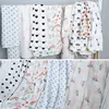 Bamboo Cotton Baby Blankets Newborn Flamingo Unicorn Patterns Muslin Swaddle Wrap Bebe Kids Infant Gauze Diapers Baby Bath Towel 3