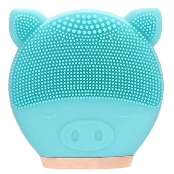

Electric Facial Cleansing Brush Silicone Sonic Vibration Mini Cleanser Deep Pore Cleansing Skin Massage Face Brush Cleansing N