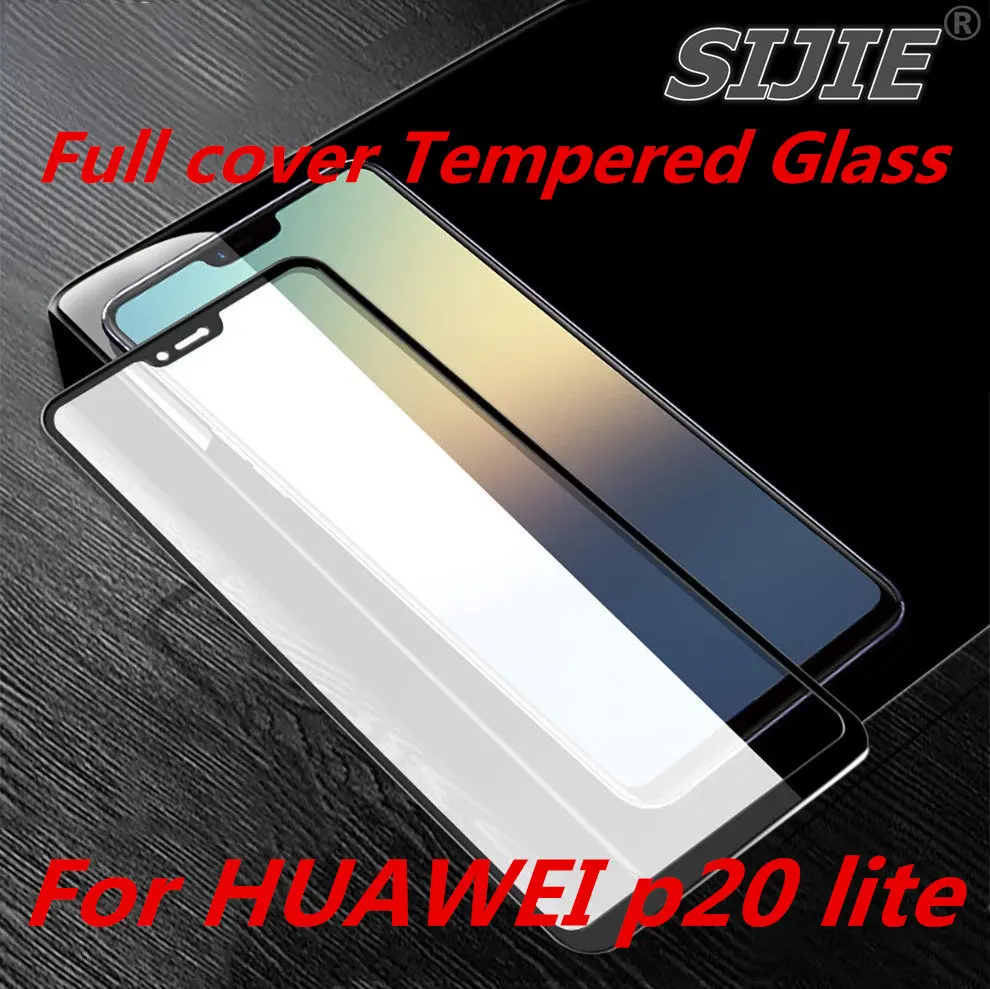 Tempered Glass For HUAWEI p20 lite 5.84 inch Full cover screen