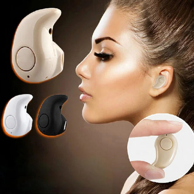 Universal Stereo Bluetooth Headset Mini Small Wireless Handfree In Ear Earphone Headphone For 