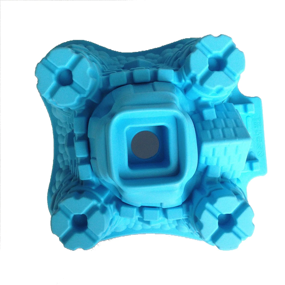 3D большой замок Bundt силиконовая форма для торта Форма сковорода хлеба шоколада